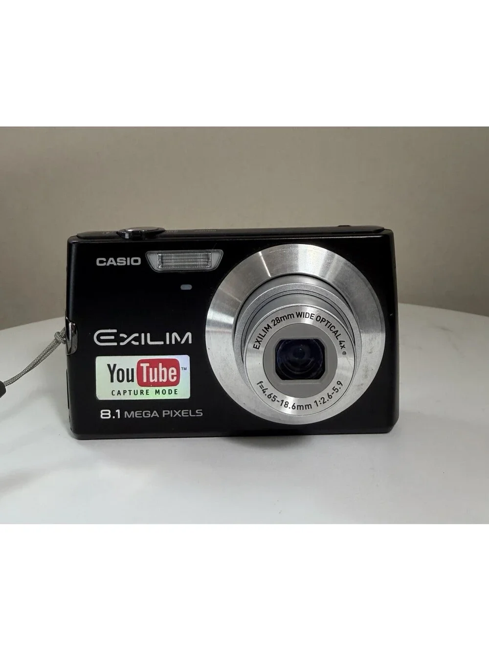 Casio Exilim EX-Z150 8.1 Digital Camera Black, Point & Shoot W/Battery & 4GB SD
